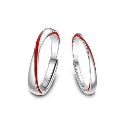 LuluCanaan 999 Fine Silver Rings Unisex-0