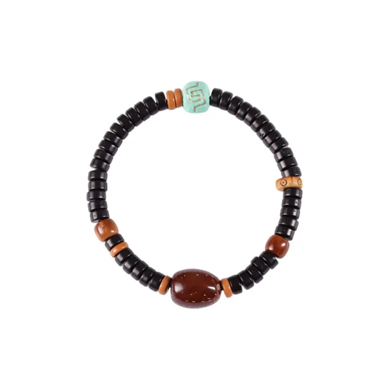 Ryukyu Coconut Shell Beads Bracelets Unisex-0