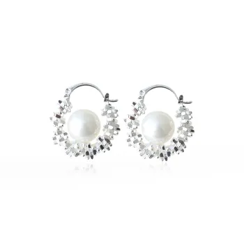 SHEEHHYY Alloy/Faux Pearl Stud Earrings Unisex