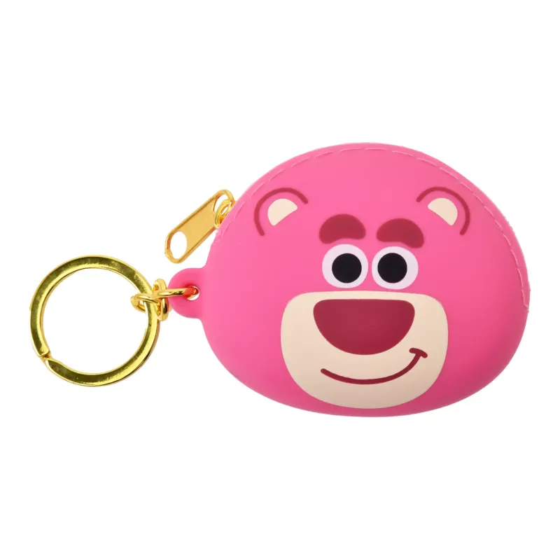 Disney Leather Coin Purse Unisex Pink-0