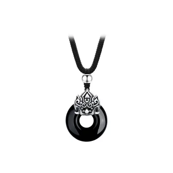 SEVEN COOK Agate Necklaces Men's