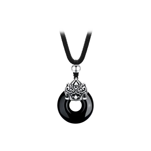 SEVEN COOK Agate Necklaces Men's
