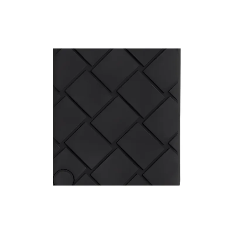 Bottega Veneta Silicone Card Holder Men's Black-3