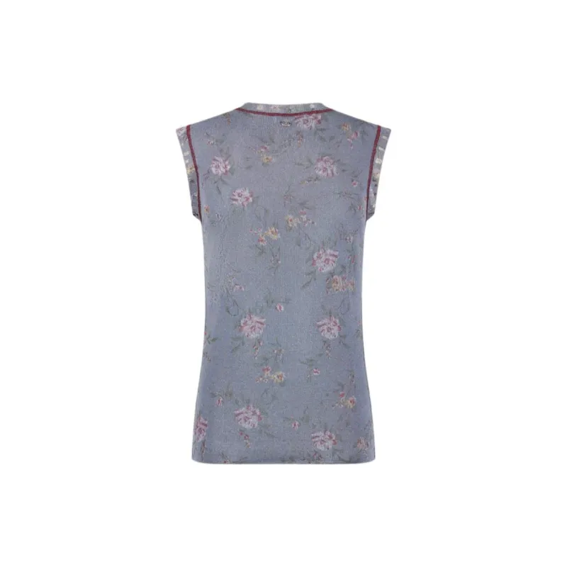 Paco Rabanne Floral print Tank Top-1