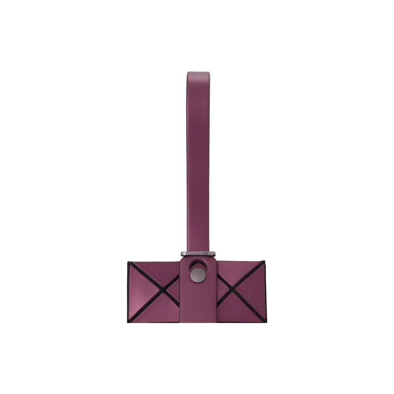 ISSEY MIYAKE PVC Handbag Women's Burgundy-1