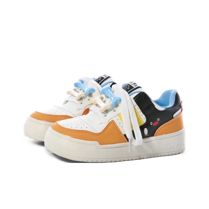 Lovely You Lightweight And Breathable Low Top Skateboard Shoes Women's Orange-26