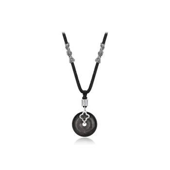 SEVEN COOK Obsidian Necklaces Unisex