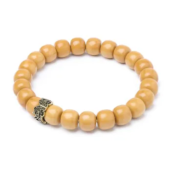 Honki Monkey Head Walnut Bracelets Unisex