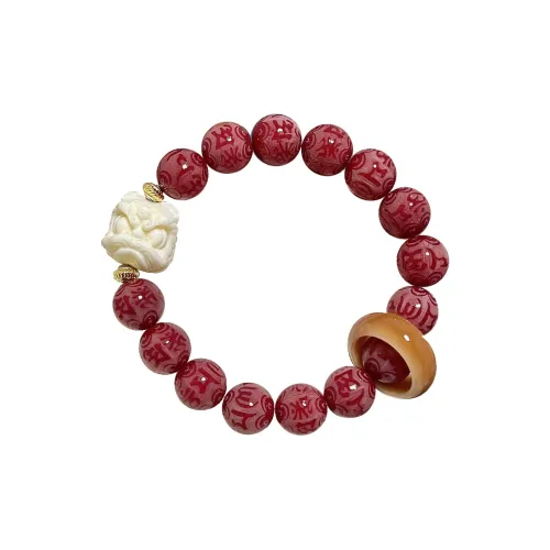 Jinghua Record Barbie Sandalwood Wooden Bracelets Unisex