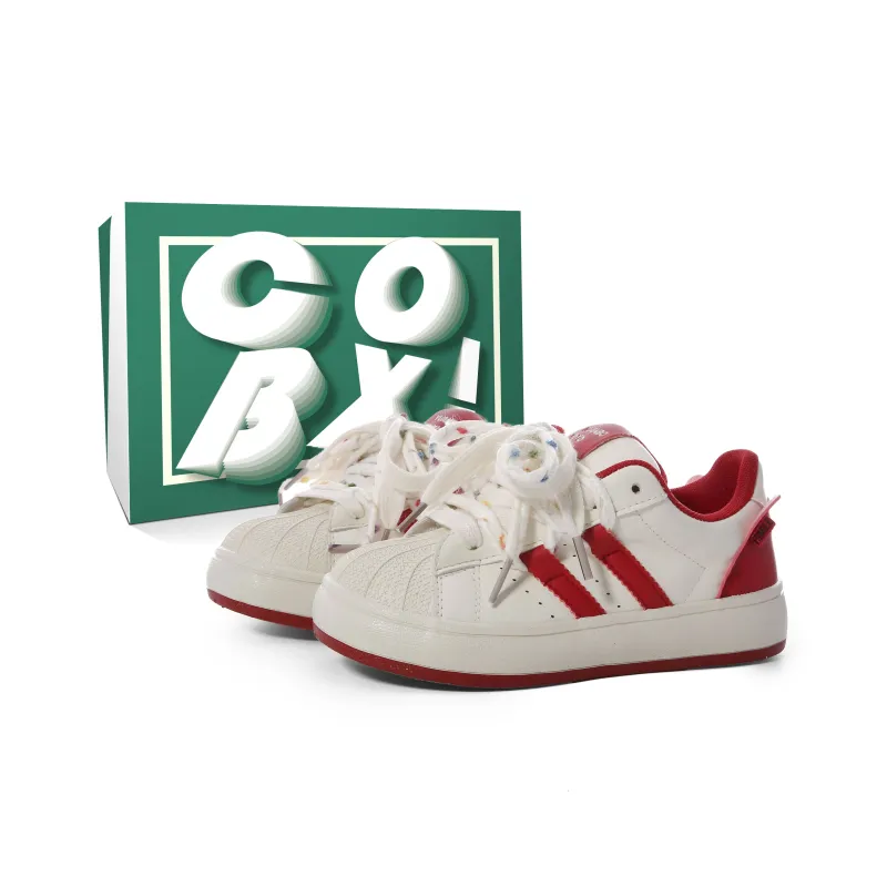Cob Wear-resistant And Lightweight Low-Top Skateboard Shoes Women's-12