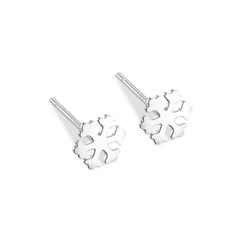 KIVA 999 Fine Silver Stud Earrings Unisex