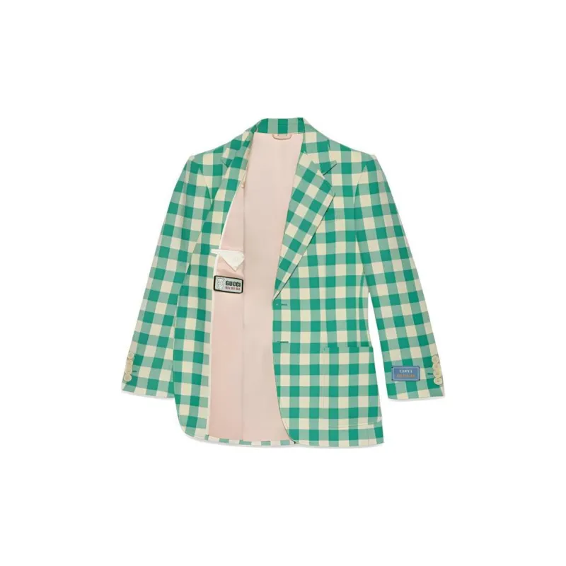 GUCCI SS22 Business Suit Coat Men's Green-1