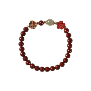 Jinghua Record Cinnabar Bracelets Unisex