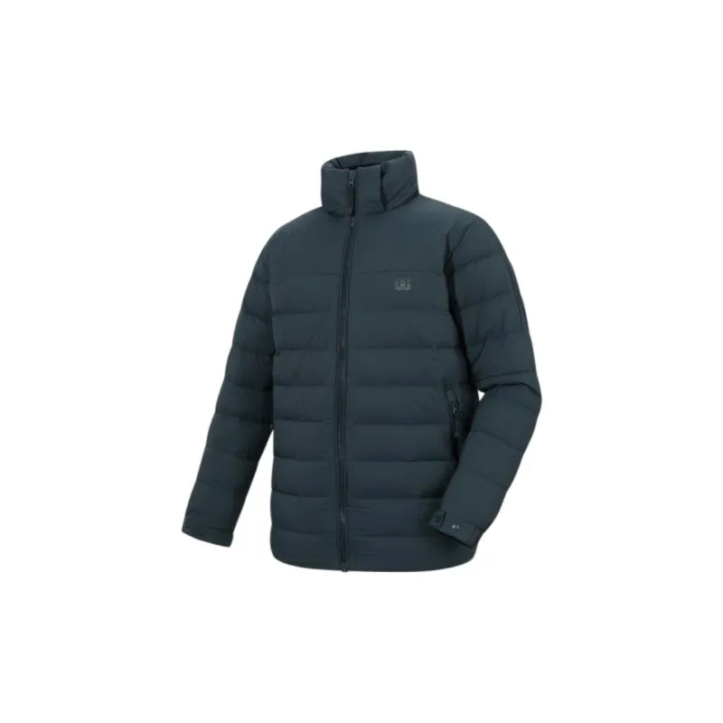 KOLON SPORT Puffer Jacket Men's Gray Marine Blue-1