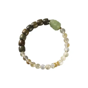 SHUZHUO Green Sandalwood Bracelets Unisex