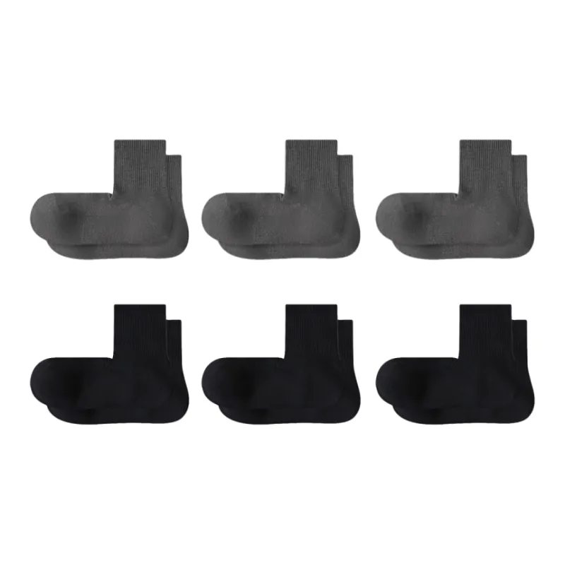 MOJICUSHERCO Mid-Calf Socks Men's 6 Pack-26