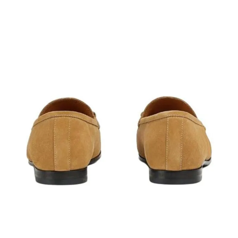 GUCCI Jordaan Loafers Women's Khaki-3