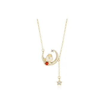 Mofei Chalcedony Necklaces Women's