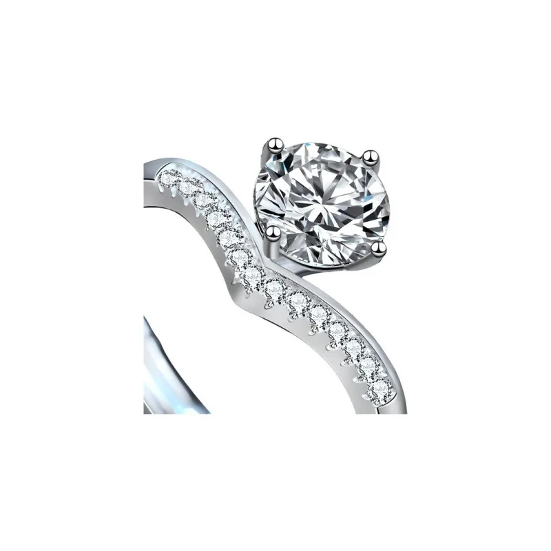 WUMZK 925 Sterling Silver Rings Women's-4