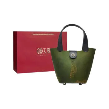 Pmsi Mulberry Silk Crossbody Basket Bag One Shoulder Handbag Regular Women's Green