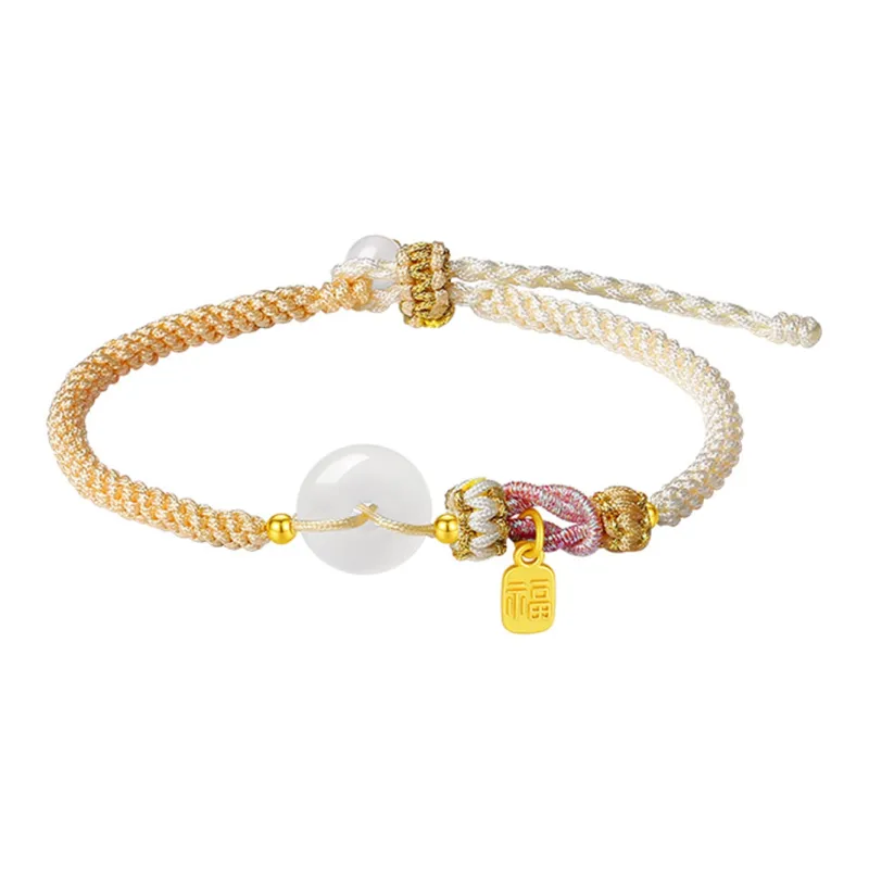Lao Feng Xiang Chalcedony Bracelets Unisex-1
