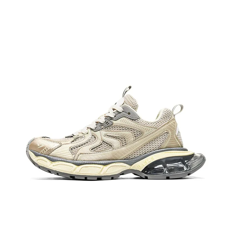 BASLS Fashion Casual Shoes Ankerle Breathable Height Increase Low Top Chunky Sneakers Unisex-40