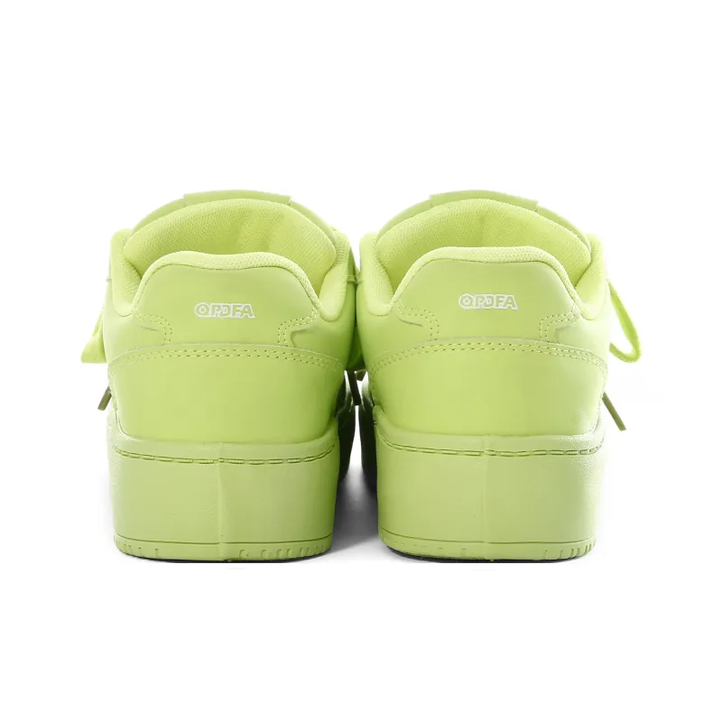 Lovely You Wear-resistant And Lightweight Low-Top Skateboard Shoes Women's Neon Green-4