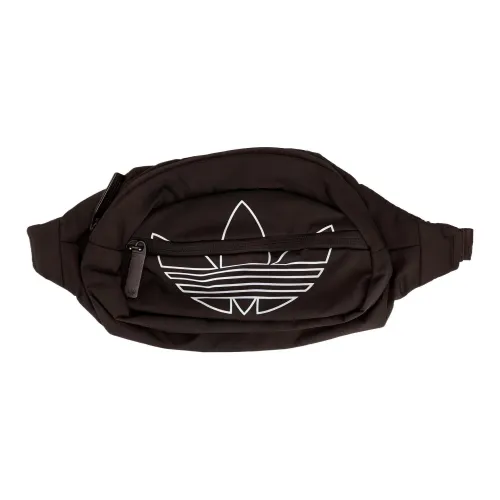 Adidas Polyester Fanny Pack Regular Unisex Black & White