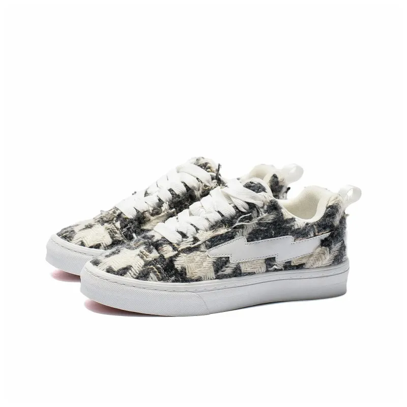 Circle Small Coverage Cushioning Wear-Resistant Lightweight Low-Top Skateboard Shoes Unisex Box Included-14