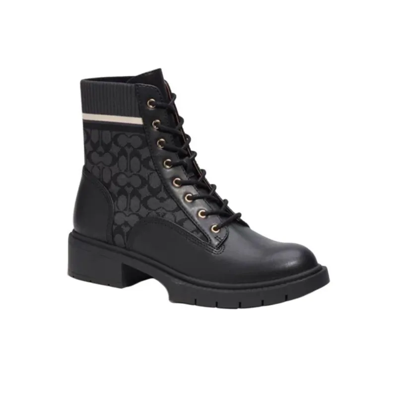 COACH Ankle Boots 2.5cm Women's Black-1