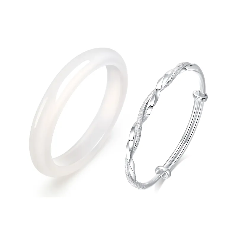 Central Fashion Chalcedony Bangles Women's-5