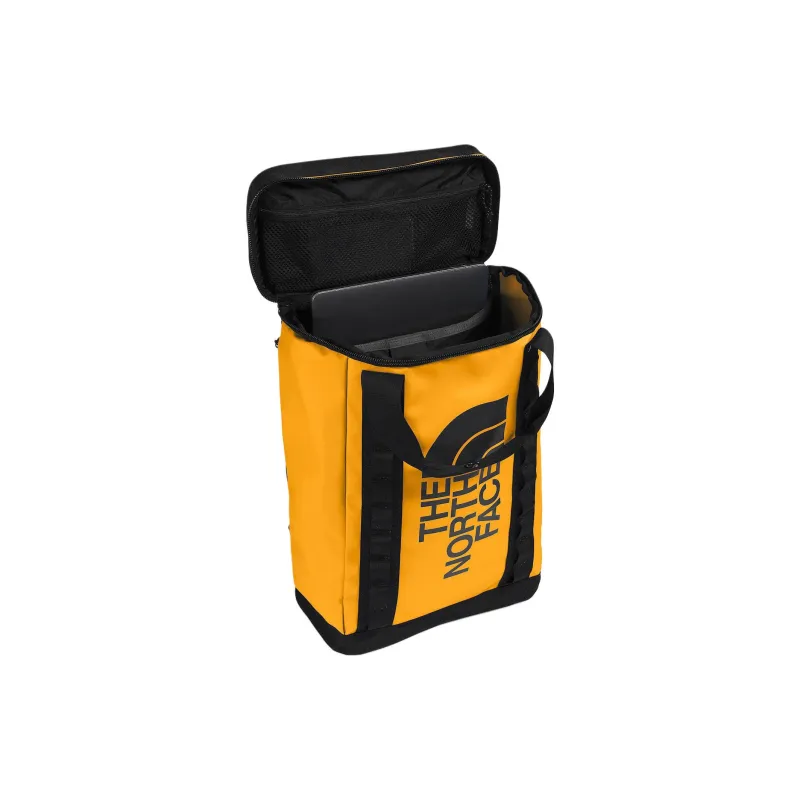 THE NORTH FACE Recycled Polyester Backpack Large Size Unisex Summit Gold & Black-3