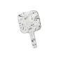 Water Ripple Silver Handheld Mirror[Trumpets]