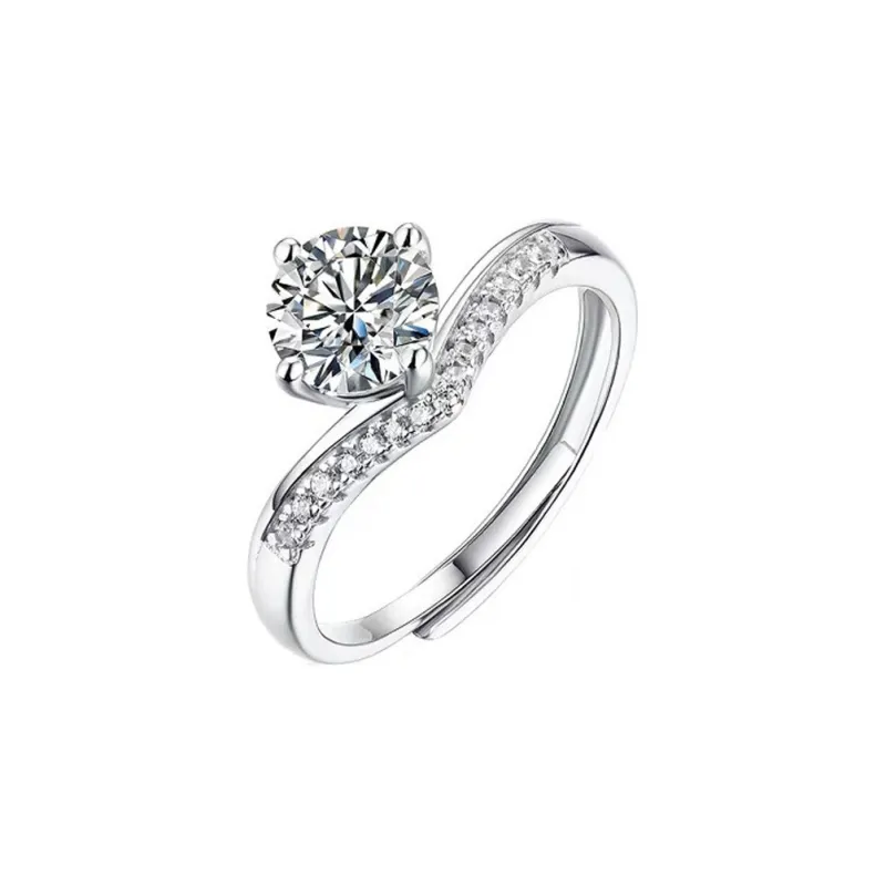WUMZK 925 Sterling Silver Rings Women's-0