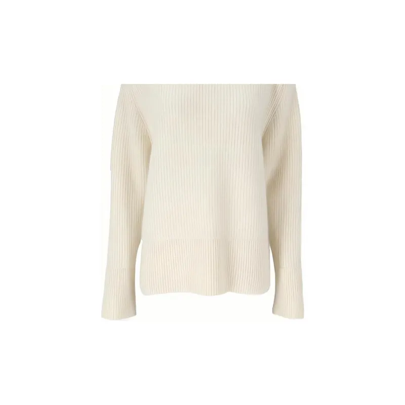Lanvin FW21 Slim Fit Sweater Women's Beige-4