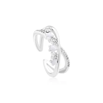 SHEEHHYY Alloy Zircon Rings Unisex