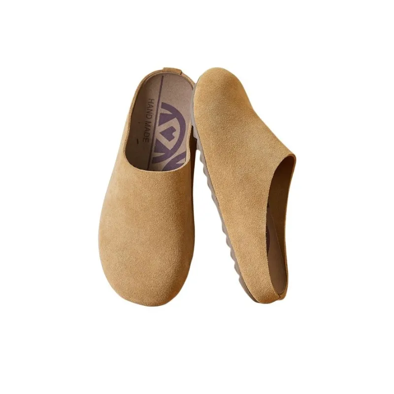 GIGIRYO Rubber Sole Abrasion Resistant Slip Resistant Antibacterial Wrap toe Slippers Women's-6