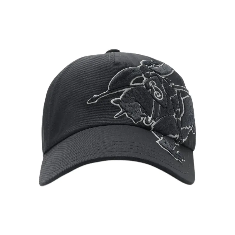 Burberry Polyester Baseball Caps Men's Charcoal-0