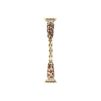 IWabcertoo Apple Compatibility Watch Band Leopard Print Material