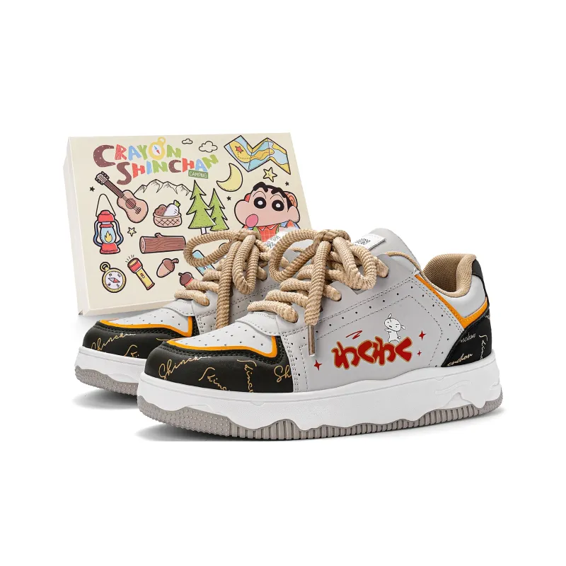 Crayon Shinchan Low Top Skateboard Shoes Unisex-6