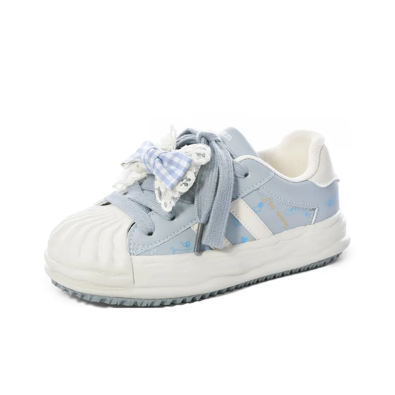 Lovely You Lightweight Wear Resistant And Slip Resistant Low Top Skateboard Shoes Women's-13