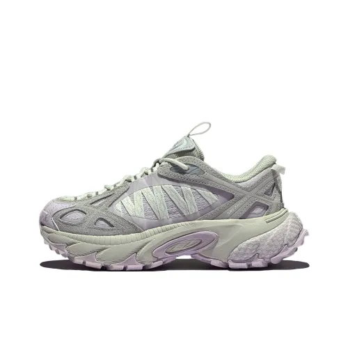 Anta Anti-Slip Wear-Resistant Low-Top Casual Shoes Women's Gray Purple