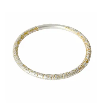 KRNE 925 Silver Plated Bangles Women's