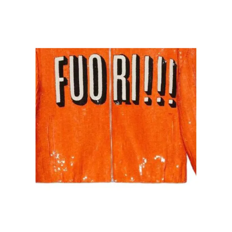 GUCCI Jackets Coats Men's Orange-7
