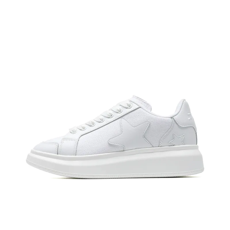 PALOVATTI x VOIT Coverage Height Increased Slip Resistant Low Top Skateboard Shoes Unisex Classic White-1