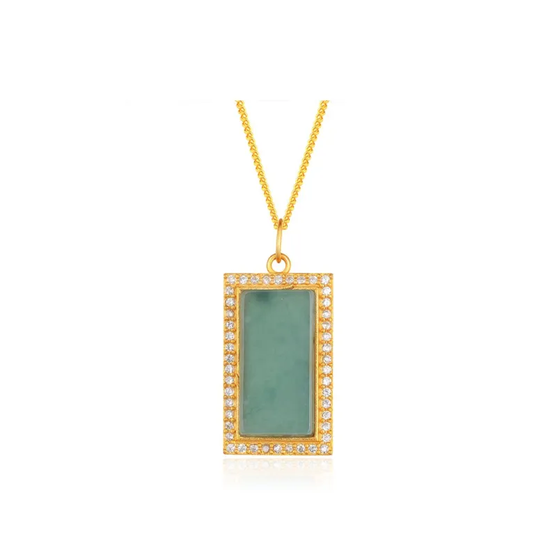 Yu Shangxuan Ice Glutinous Jadeite Necklaces Women's-0