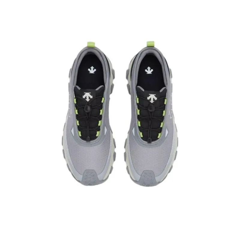 DESCENTE SKI STYLE Anti Slip Wear Resistant Low Top Casual Shoes Women's Gray Black-2