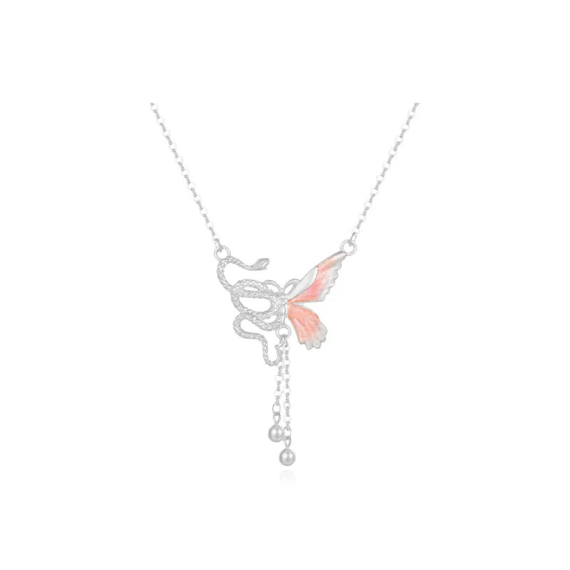 SINO GEM S999 Fine Silver Necklaces Women's-5