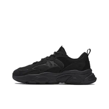 FILA Mars 2 Anti Slip Wear Resistant Low Top Casual Running Shoes Men's Black
