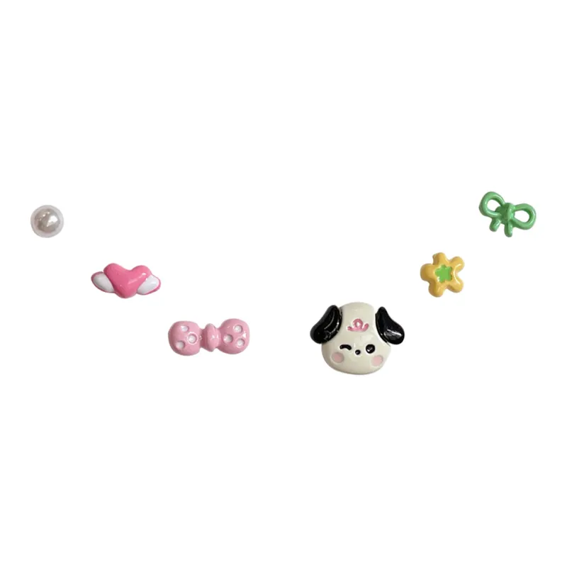 Welcome To The Treasure Alloy Stud Earrings Unisex-13